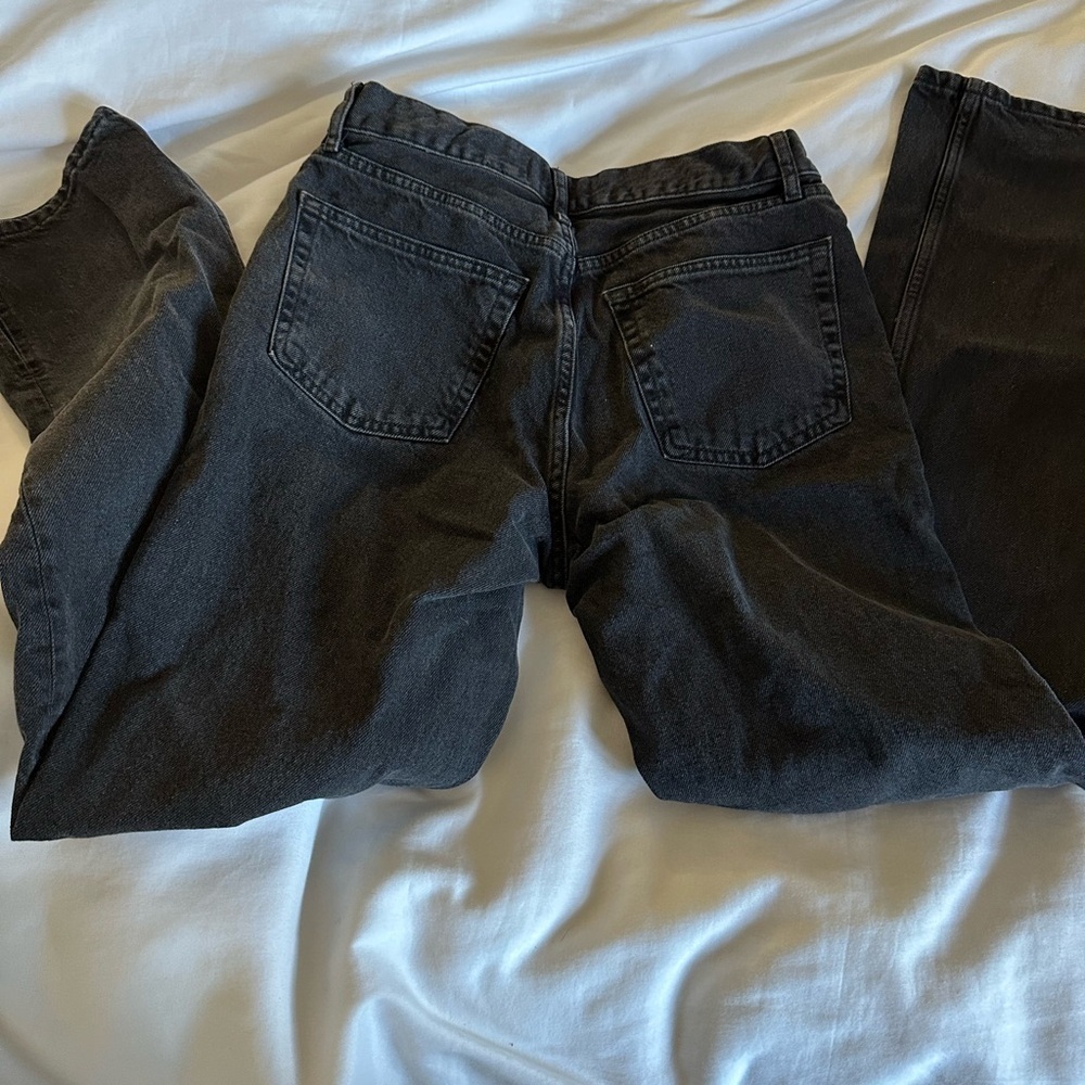 Black Multi-Button Jeans - Picture 4 of 5